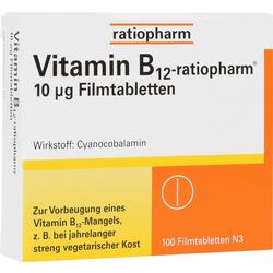VITAMIN B12-RATIOPHARM 10 myg Filmtabletten
